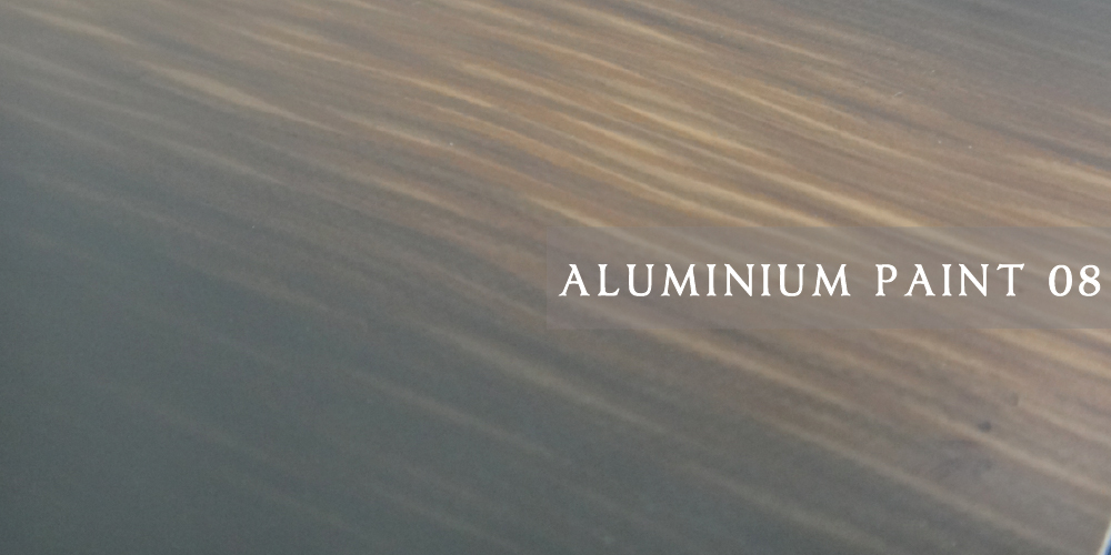 アルミニウムにペイントする技術　パターンサンプル
